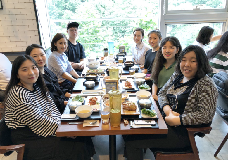 Eunah's farewell lunch 